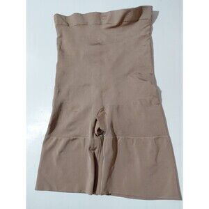 Spanx Slim Cognito LG High Waist Mid Thigh Shaper Tan Super Compression